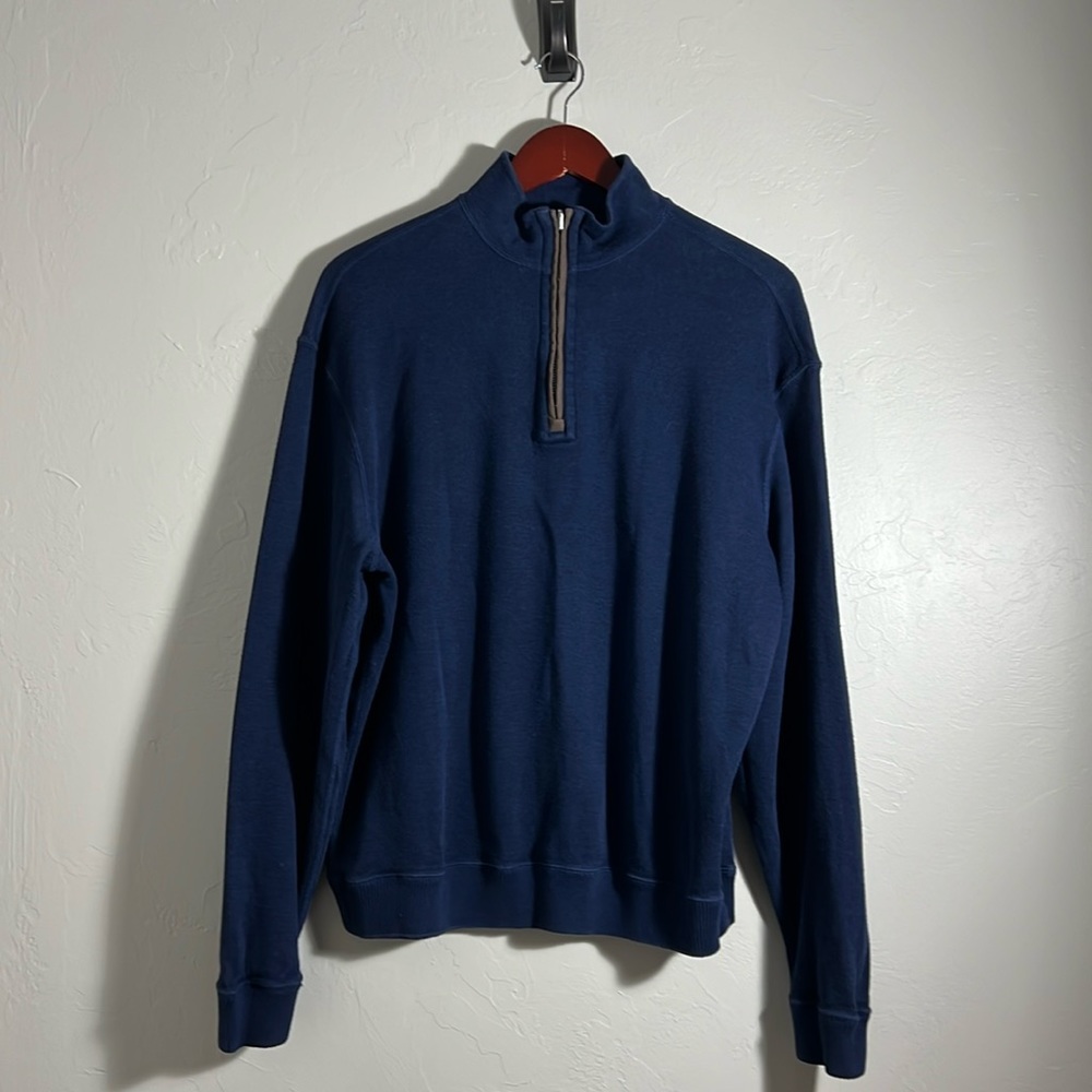Cremieux Qtr Zip Sweater - Men’s M